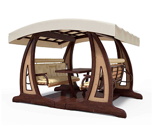 Качели садовые Leda Валенсия X2 Премиум (лиственница) для дачи Качели садовые Leda Валенсия X2 Премиум (лиственница), садовая мебель