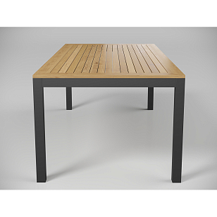 Обеденная зона Gardenini Premium Bella 220 Карбон / Темно-серый со стульями Bella для дачи Обеденная зона Gardenini Premium Bella 220 Карбон / Темно-серый со стульями Bella, садовая мебель