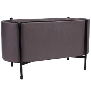 Кашпо Idealist Lite Таун Куб напольное с подставкой 58 Цвет: кофе для сада и загородного дома Кашпо Idealist Lite Таун Куб напольное с подставкой 58 Цвет: кофе, уличное оборудование