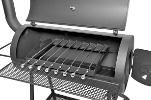 Дровяной гриль-коптильня Hunter Smoker, Light для приготовления пищи Дровяной гриль-коптильня Hunter Smoker, Light для сада