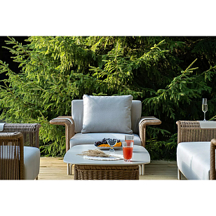 Лаунж-зона 4SIS Мальдивы, цвет соломенный для дачи Лаунж-зона 4SIS Мальдивы, цвет соломенный, садовая мебель