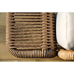 Лаунж-зона 4SIS Мальдивы, цвет соломенный для дачи Лаунж-зона 4SIS Мальдивы, цвет соломенный, садовая мебель