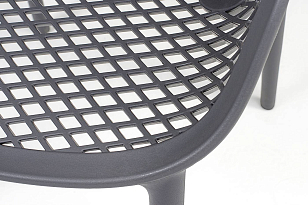 Обеденная группа 4SIS Беллини на 4 персоны, цвет темно-серый для дачи Обеденная группа 4SIS Беллини на 4 персоны, цвет темно-серый, садовая мебель