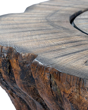 Уличный газовый стол камин Clifton Wood Trunk для сада и загородного дома Уличный газовый стол камин Clifton Wood Trunk, уличное оборудование