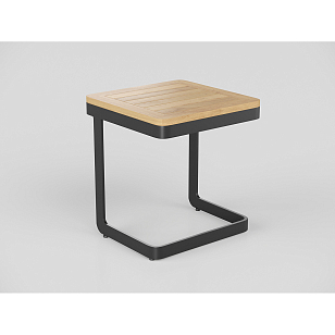 Шезлонг Gardenini Premium Hacienda S Карбон / Темно-серый для дачи Шезлонг Gardenini Premium Hacienda S Карбон / Темно-серый, садовая мебель