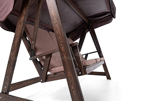 Качели Semka Floresta wenge лиственница для дачи Качели Semka Floresta wenge лиственница, садовая мебель