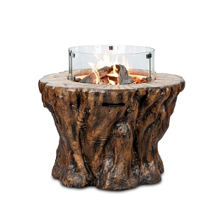 Уличный газовый стол камин Clifton Wood Trunk для сада и загородного дома Уличный газовый стол камин Clifton Wood Trunk, уличное оборудование