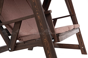 Качели Semka Floresta wenge лиственница для дачи Качели Semka Floresta wenge лиственница, садовая мебель