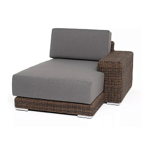 Кушетка 4SIS Капри, цвет коричневый для дачи Кушетка 4SIS Капри, цвет коричневый, садовая мебель