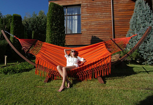 Гамак двухместный Lite Kolombus для отдыха за городом Гамак двухместный Lite Kolombus для хобби и пикника