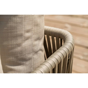 Лаунж-зона 4SIS Форли 4-местная, каркас светло-серый, роуп серо-коричневый для дачи Лаунж-зона 4SIS Форли 4-местная, каркас светло-серый, роуп серо-коричневый, садовая мебель