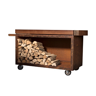 Мобильный разделочный столик OFYR 135 для приготовления пищи Мобильный разделочный столик OFYR 135 для сада