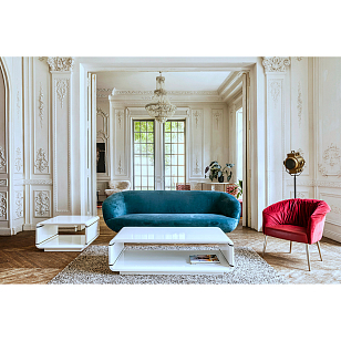 Столик журнальный Paoli Opus Quadro Цвет: белый для дачи Столик журнальный Paoli Opus Quadro Цвет: белый, товары для загородного дома