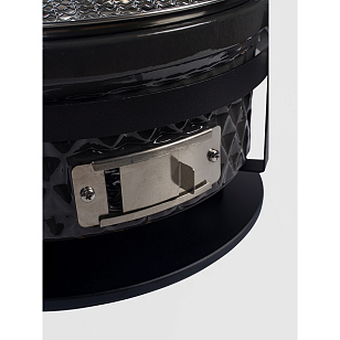 Настольный керамический гриль Diamond Egg Tabletop Grill Цвет: серый для приготовления пищи Настольный керамический гриль Diamond Egg Tabletop Grill Цвет: серый для сада