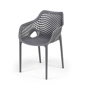 Обеденная группа 4SIS Беллини на 4 персоны, цвет темно-серый для дачи Обеденная группа 4SIS Беллини на 4 персоны, цвет темно-серый, садовая мебель