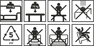 Лаунж зона Keter Corfu Relax set графит для дачи Лаунж зона Keter Corfu Relax set графит, садовая мебель