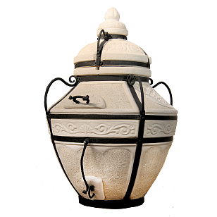 Тандыр Amfora Tandoors Аладдин с откидной крышкой для приготовления пищи Тандыр Amfora Tandoors Аладдин с откидной крышкой для сада