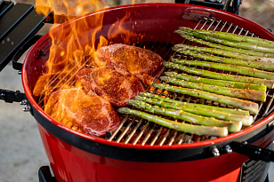 Угольный гриль Kamado Joe Kettle Joe для приготовления пищи угольный гриль kamado joe kettle joe