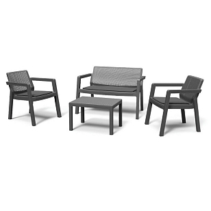 Лаунж зона Keter Emily Patio set для дачи Лаунж зона Keter Emily Patio set, садовая мебель