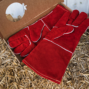 Перчатки жаростойкие St.Tomato красные