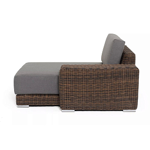 Кушетка 4SIS Капри, цвет коричневый для дачи Кушетка 4SIS Капри, цвет коричневый, садовая мебель