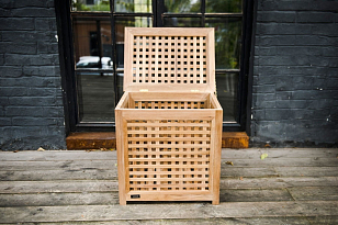 Малая корзина для белья 4SIS Валенза для дачи Малая корзина для белья 4SIS Валенза, садовая мебель