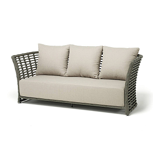 Диван 4SIS Валенсия 3-местный Цвет: серый для дачи Диван 4SIS Валенсия 3-местный Цвет: серый, садовая мебель