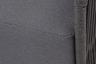 Лаунж-зона 4SIS Лугано 5-местная, каркас темно-серый, роуп темно-серый для дачи Лаунж-зона 4SIS Лугано 5-местная, каркас темно-серый, роуп темно-серый, садовая мебель