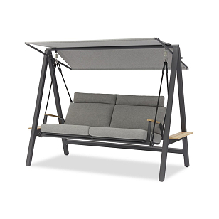 Качели Brafritid Malmo антрацит, серый для дачи Качели Brafritid Malmo антрацит, серый, садовая мебель