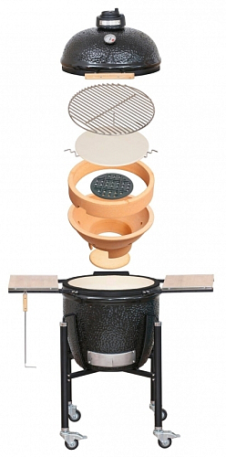 керамический гриль monolith basic black для приготовления пищи Керамический гриль Monolith Basic Black