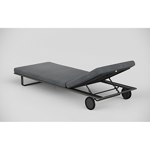 Шезлонг Gardenini Premium Hacienda Карбон / Темно-серый для дачи Шезлонг Gardenini Premium Hacienda Карбон / Темно-серый, садовая мебель