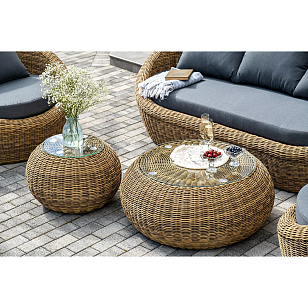 Лаун-зона 4SIS Барселона, цвет соломенный для дачи Лаун-зона 4SIS Барселона, цвет соломенный, садовая мебель