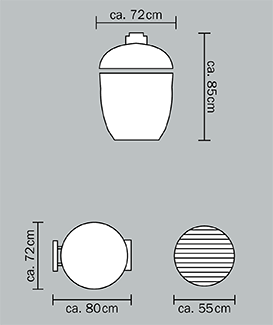 керамический гриль monolith le chef pro black для приготовления пищи Керамический гриль Monolith Le Chef PRO Black
