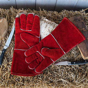 Перчатки жаростойкие St.Tomato красные