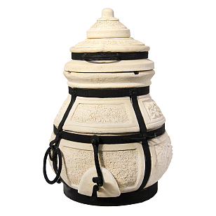 Тандыр Amtora Tandoors Кочевник с откидной крышкой для приготовления пищи Тандыр Amtora Tandoors Кочевник с откидной крышкой для сада