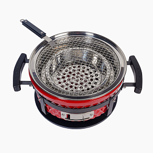 Настольный керамический гриль Diamond Egg Tabletop Grill Цвет: красный для приготовления пищи Настольный керамический гриль Diamond Egg Tabletop Grill Цвет: красный для сада