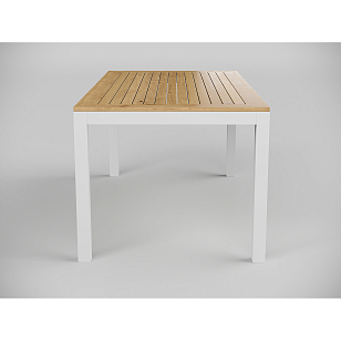 Обеденная зона Gardenini Premium Bella 220 Белый / Бежевый со стульями Bella для дачи Обеденная зона Gardenini Premium Bella 220 Белый / Бежевый со стульями Bella, садовая мебель