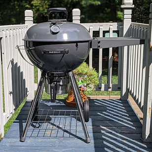 Угольный гриль Slow ‘N Sear Deluxe Kettle 57см для приготовления пищи угольный гриль slow ‘n sear deluxe kettle 57см