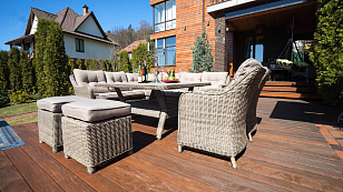 Комплект мебели из искусственного ротанга Lite Sorrento для дачи Комплект мебели из искусственного ротанга Lite Sorrento, садовая мебель