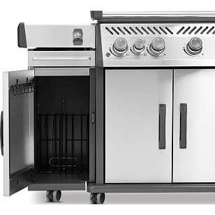 Тумба Napoleon для грилей Rogue (нерж. сталь) для приготовления пищи Тумба Napoleon для грилей Rogue (нерж. сталь) для сада