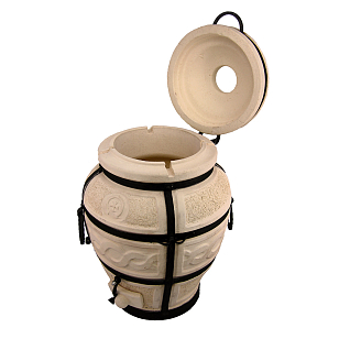 Тандыр Amfora Tandoors Есаул с откидной крышкой для приготовления пищи Тандыр Amfora Tandoors Есаул с откидной крышкой для сада