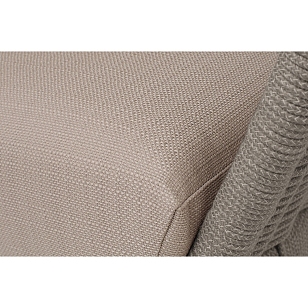 Диван 4SIS Фиджи 3-местный, каркас светло-серый муар, роуп серый меланж, ткань Mossle бежевая для дачи Диван 4SIS Фиджи 3-местный, каркас светло-серый муар, роуп серый меланж, ткань Mossle бежевая, садовая мебель