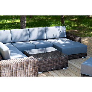 Кушетка 4SIS Капри, цвет коричневый для дачи Кушетка 4SIS Капри, цвет коричневый, садовая мебель