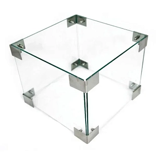 Ветрозащитное стекло Clifton (квадратное) для сада и загородного дома Ветрозащитное стекло Clifton (квадратное), уличное оборудование