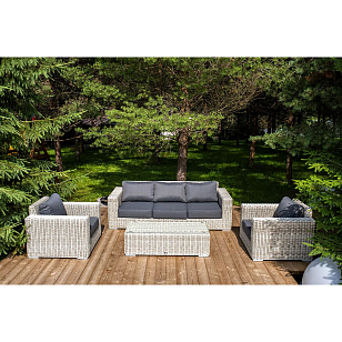 Лаунж-зона 4SIS Боно, цвет бежевый для дачи Лаунж-зона 4SIS Боно, цвет бежевый, садовая мебель