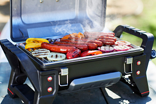 Портативный газовый гриль Char-Broil X200 для приготовления пищи Портативный газовый гриль Char-Broil X200 для сада