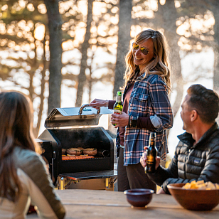 Пеллетный гриль GMG Ledge Trek для приготовления пищи пеллетный гриль gmg ledge trek