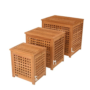 Средняя корзина для белья 4SIS Валенза для дачи Средняя корзина для белья 4SIS Валенза, садовая мебель