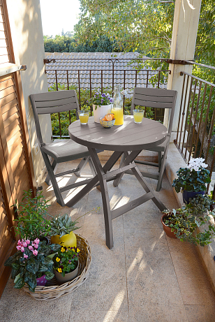 Лаунж зона Keter Jazz set капучино для дачи Лаунж зона Keter Jazz set капучино, садовая мебель