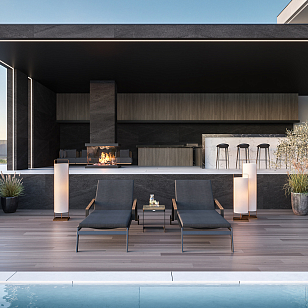 Шезлонг Gardenini Premium Sogno S Карбон / Темно-серый для дачи Шезлонг Gardenini Premium Sogno S Карбон / Темно-серый, садовая мебель